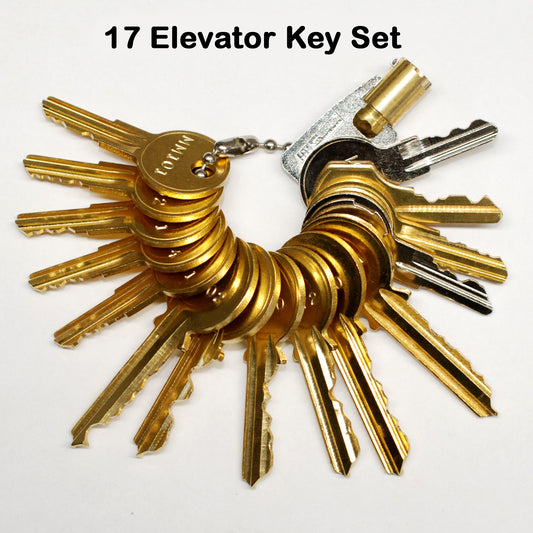 17 Pentesting Elevator Key Set ~ NYC Fire, Rhode Island and more!