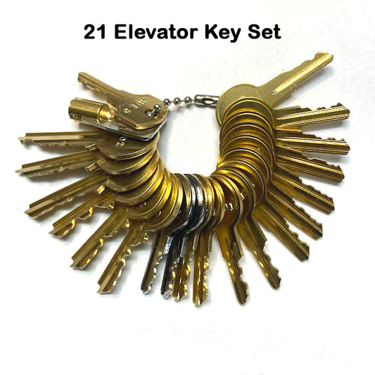 21 Pentesting Elevator Key Set ~ NYC Fire, Rhode Island and more!