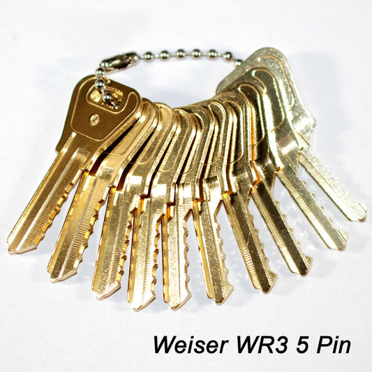 Weiser Lock WR3, WR5 Space and Depth Keys ~ DSD#065, C50