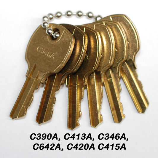 6 CompX Pentesting Key Set ~ C390A, C413A, C346A, C642A, C420A, C415A