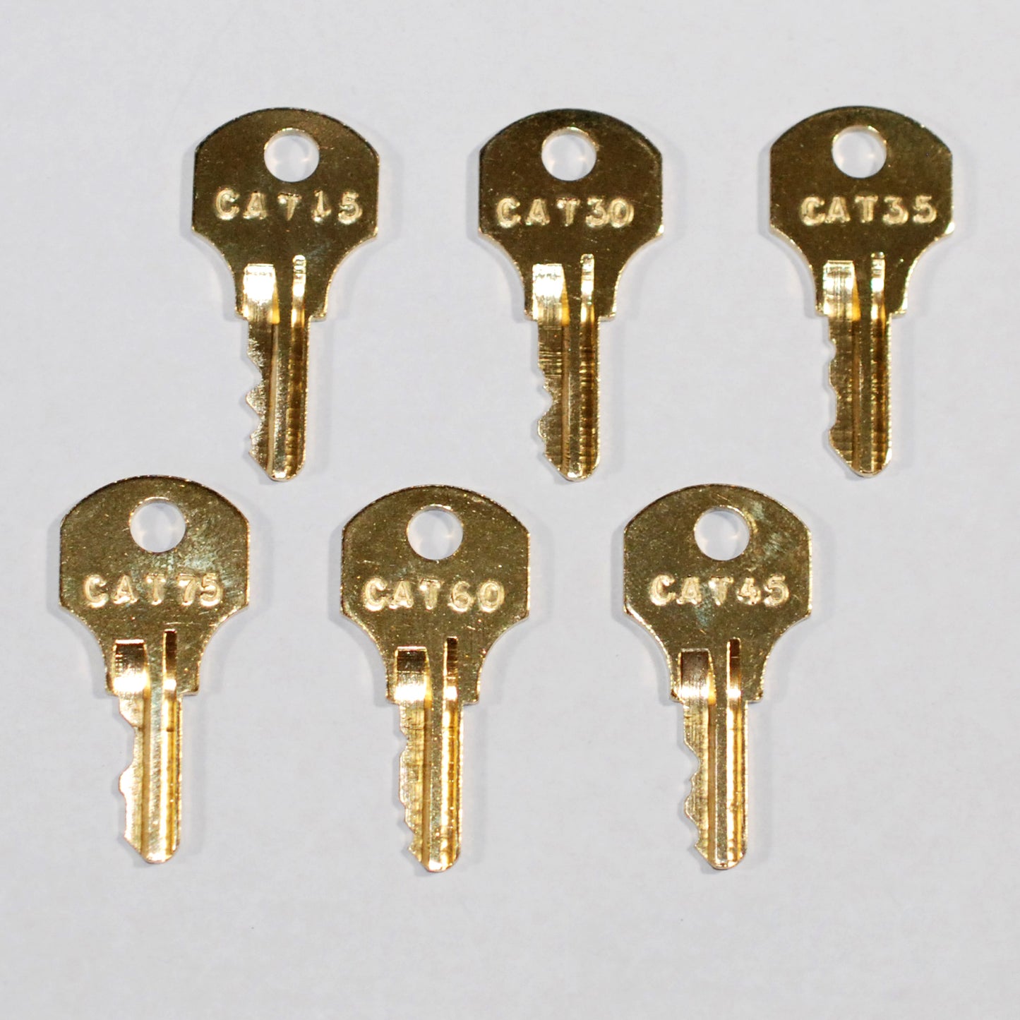 6 CAT Pentesting Key Set ~ CAT15, CAT30, CAT35, CAT45, CAT60, CAT75