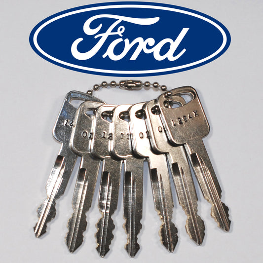 7 Ford Fleet Key Pentesting Set ~ 1284x 0151x 1294x 0576x 1435x 0135x 1111x