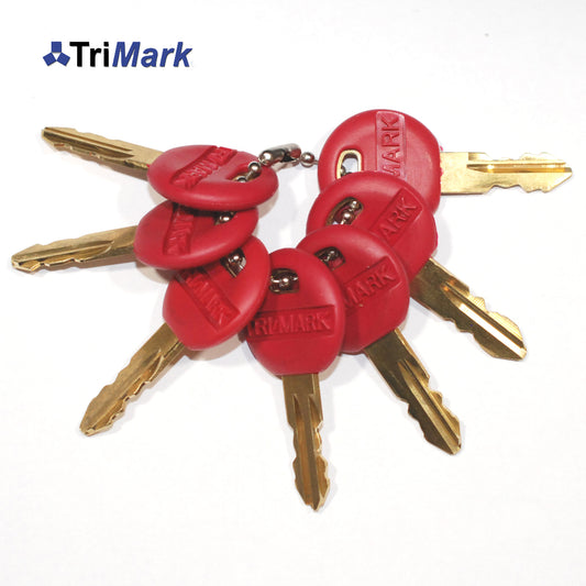 7 Trimark Master Keys ~ Letters 1P, 1R, 1M, 3M, 1N, 2P, 1L ~ RV Motor Home Camper